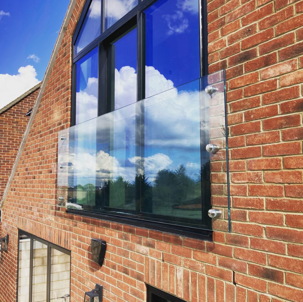 juliet balcony glass kent installation